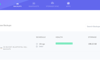 SimpleBackups Backup Jobs
